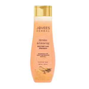 Šampūnas Henna su ženšeniu - slenkantiems plaukams "Jovees", 300ml