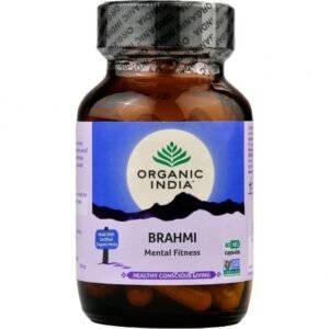 Maisto papildas "Organic India Brahmi-Gotu Kola", 60 kapsulių