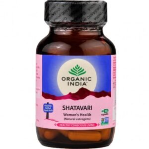 Maisto papildas "Shatavari Organic India", 60 x 400 mg