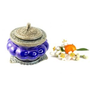 Rankų darbo žvakė su rytietišku motyvu "Song of India Neroli Fragrance", 100 g