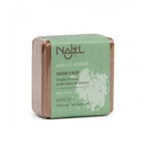 Aleppo muilas su raudonuoju moliu "Najel", 100gr