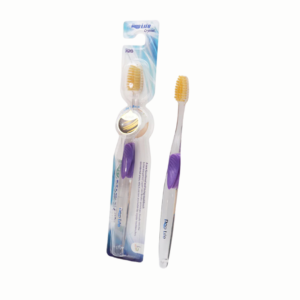 Dantų šepetėlis Crystal auksas „Deo life”