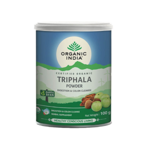 Triphala milteliai BIO "Organic India", 100gr