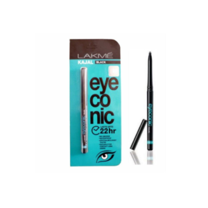 Juodas akių kontūras Kajal Iconic No Smudge "Lakme", 0,35g