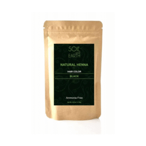 Natūralūs chna plaukų dažai (juoda) "Soil & Earth", 100gr