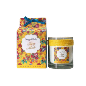 Sojų vaško žvakė Musk, Story Little Pleasures "Song of India", 200 g