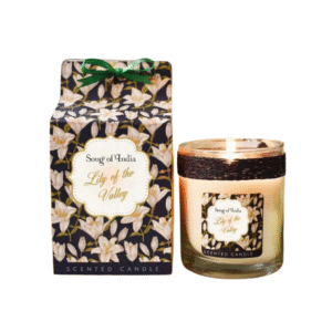 Sojų vaško žvakė Lily of the Valley – Pakalnutė, Story Little Pleasures "Song of India", 200 g